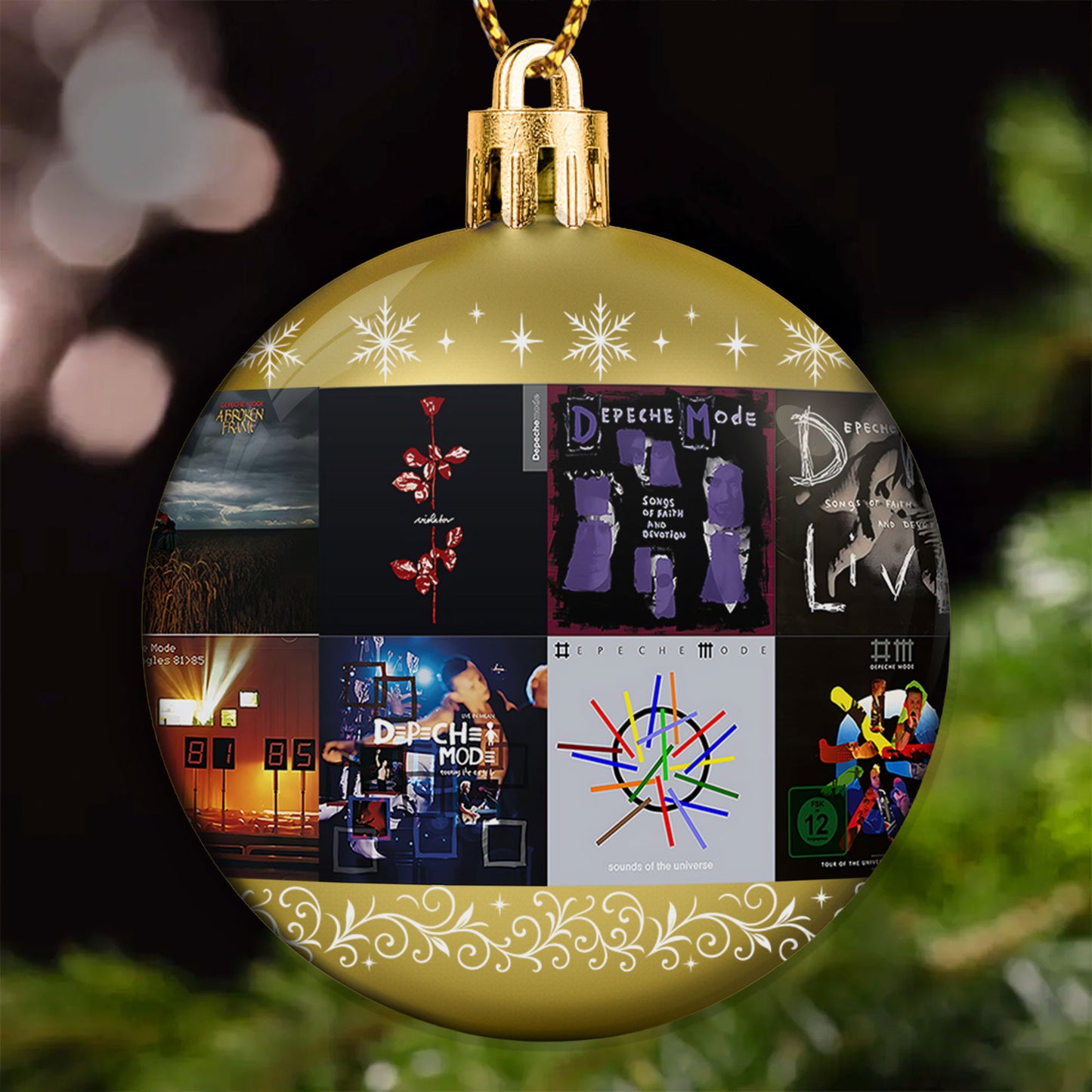 Nine Inch Nails Ball Ornament – A Darkly Beautiful Tribute to Industrial Artistry