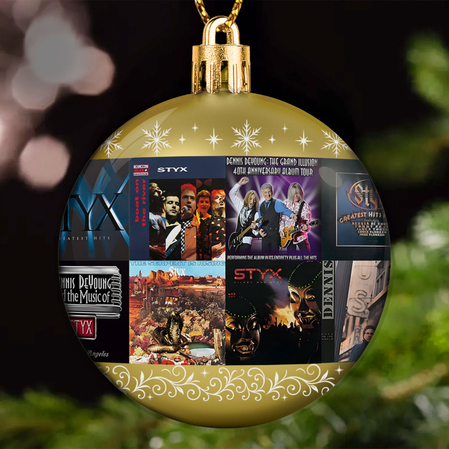 Dennis DeYoung Ball Ornament – The Voice of Styx Collection