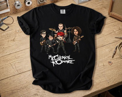 My Chemical Romance Comfort Colors Tee – Band Members Tribute Classic Emo Rock Shirt