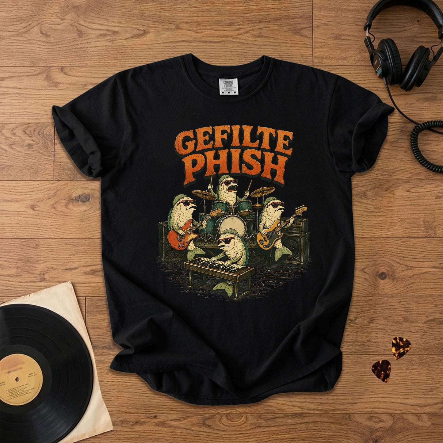 Gefilte Phish T-Shirt – Retro Rock Music Phish Band Merch Tee