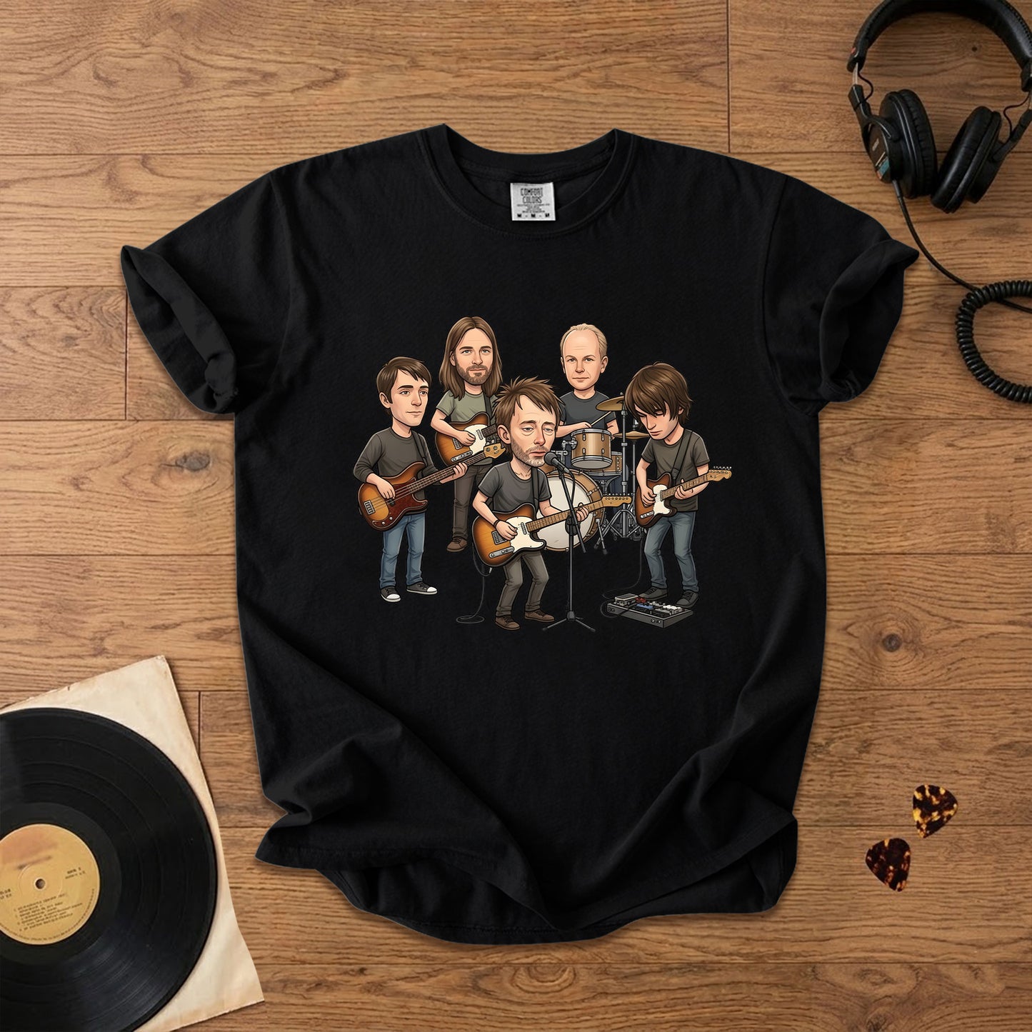 Radiohead Vintage Alternative Rock Band Comfort Tee – Retro Music Fan T-Shirt