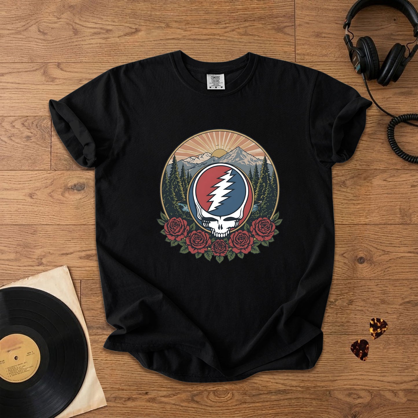 Grateful Dead Steal Your Face T-Shirt – Retro Rock Music Band Merch Tee