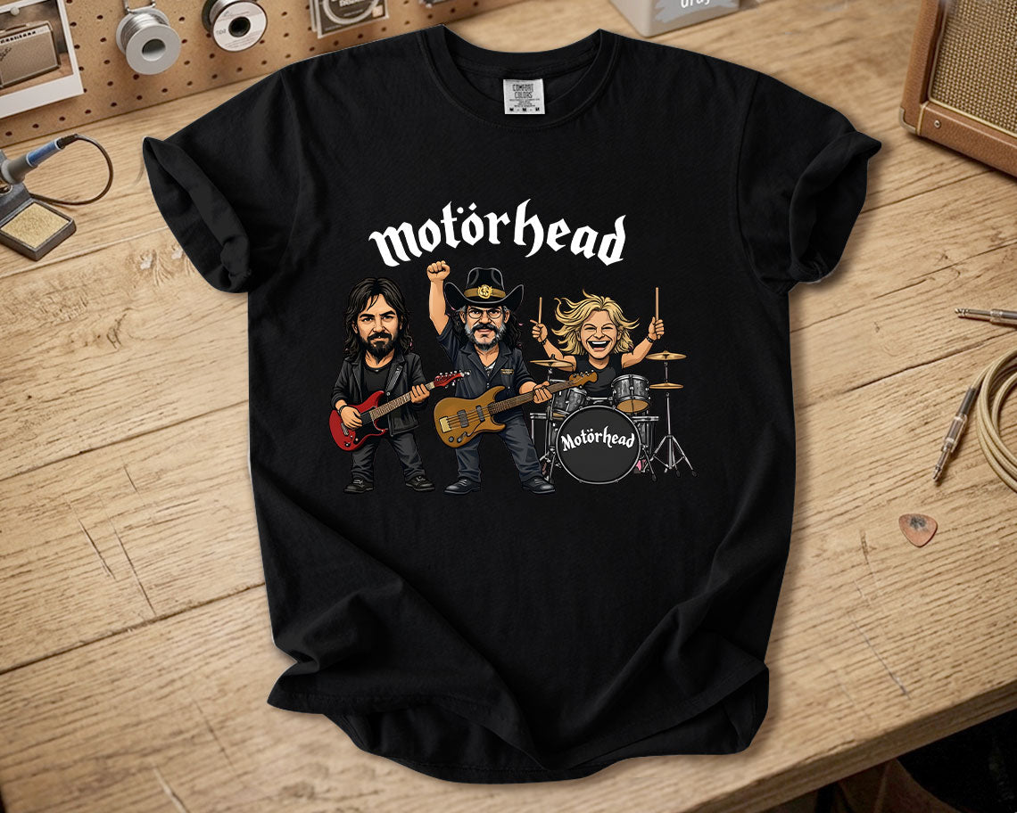 Motörhead Comfort Colors Tee – Lemmy Kilmister Band Members Tribute Classic Rock Shirt