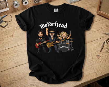 Motörhead Comfort Colors Tee – Lemmy Kilmister Band Members Tribute Classic Rock Shirt