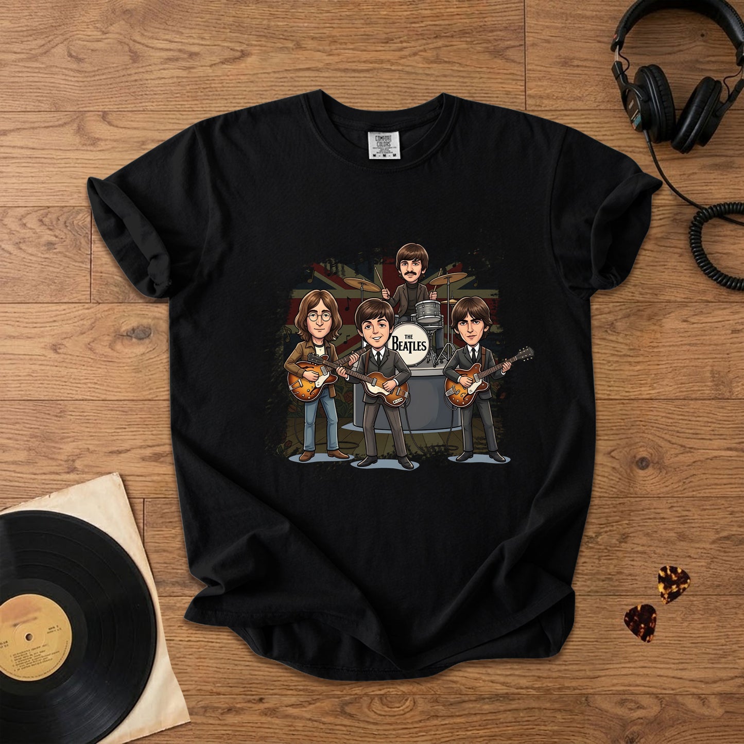 Vintage Beatles Band Comfort Tee – Classic Rock Graphic T-Shirt