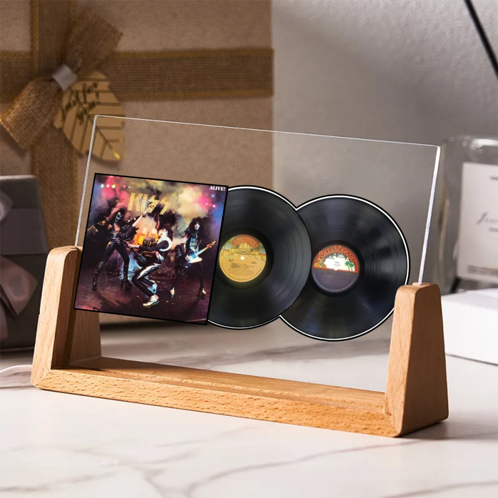 KISS Alive! Acrylic Light – Vinyl Record Display Lamp