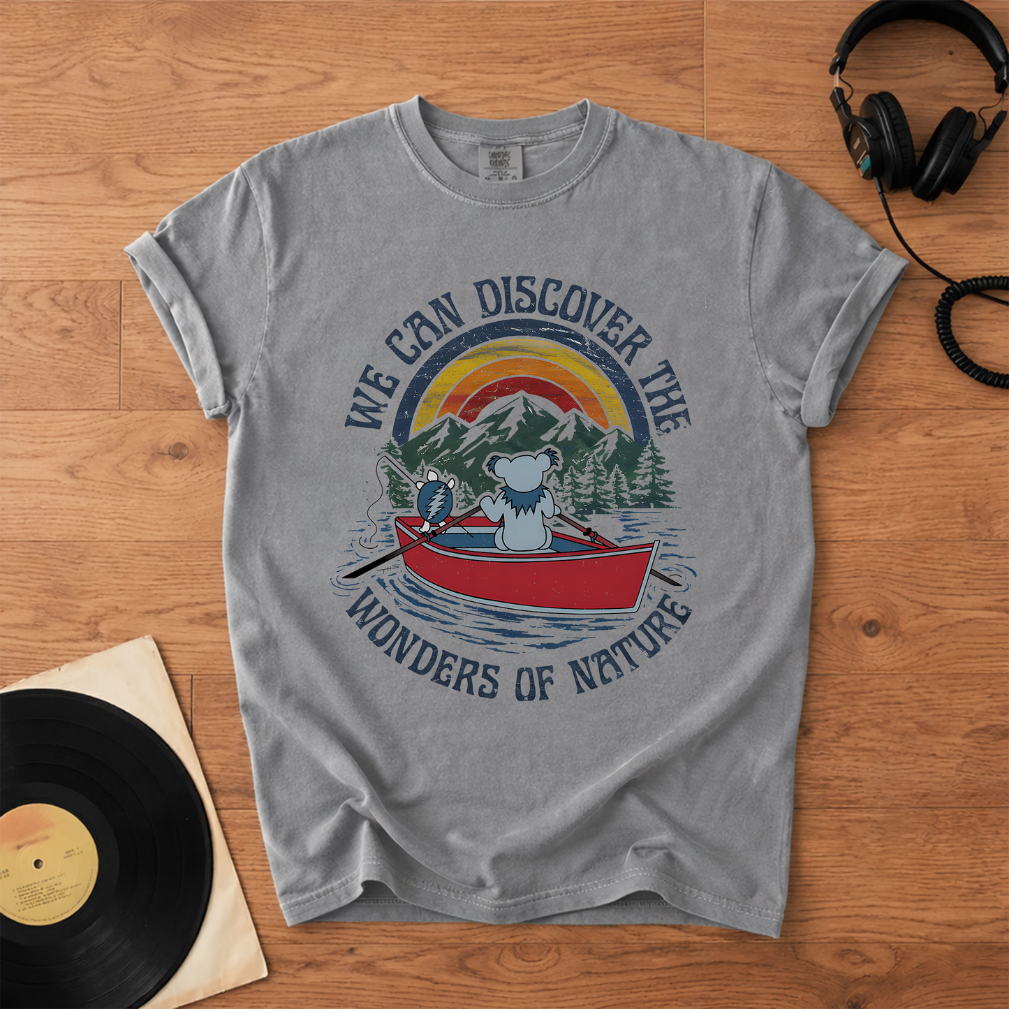 Grateful Dead Bear Discover The Wonders Of Nature T-Shirt – Retro Music Band Merch Tee