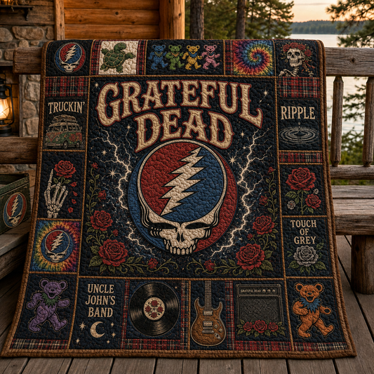 Grateful Dead Quilt Blanket – A Psychedelic Journey in Every Stitch
