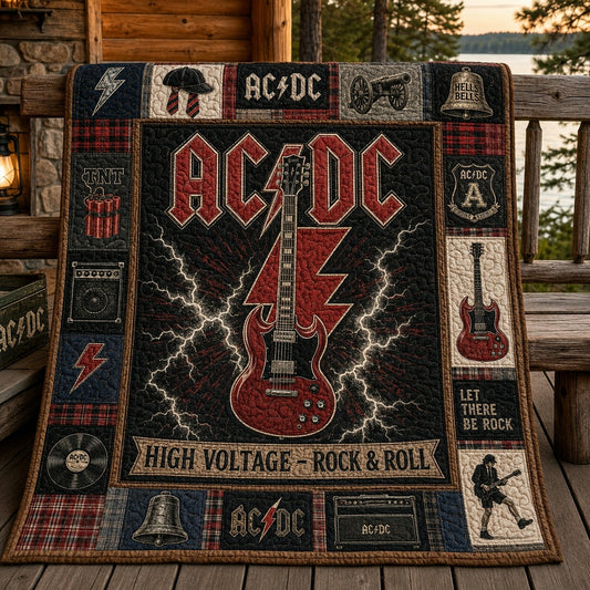 ACDC Quilt Blanket – A Psychedelic Journey in Every Stitch