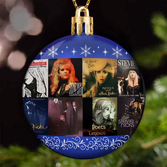Stevie Nicks Ball Ornament – A Bohemian Tribute to the Queen of Mystical Rock