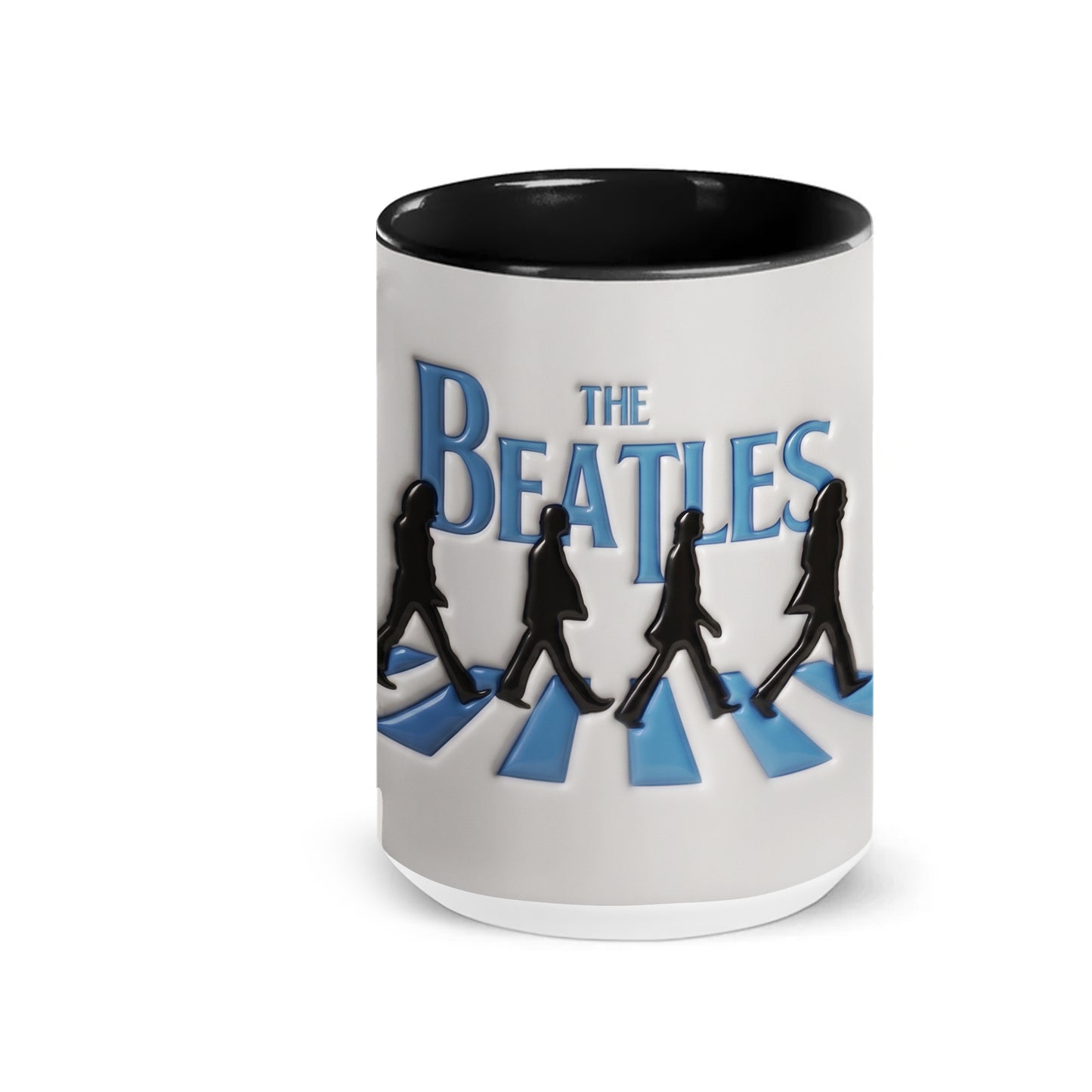 The Beatles Abbey Road Accent Mug – Classic Crosswalk Silhouette Coffee Cup