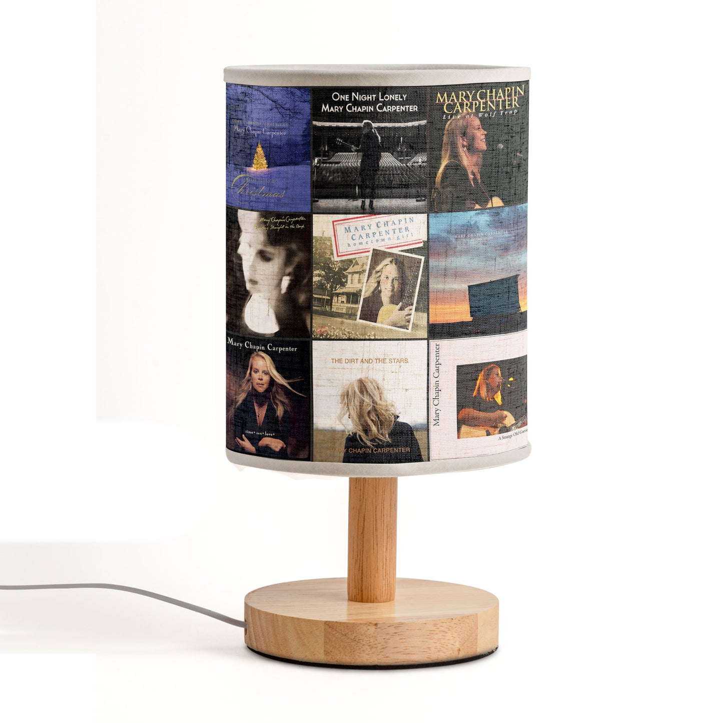 Mary Chapin Carpenter Album Cover Lamp – Country Folk Nostalgia Home Decor