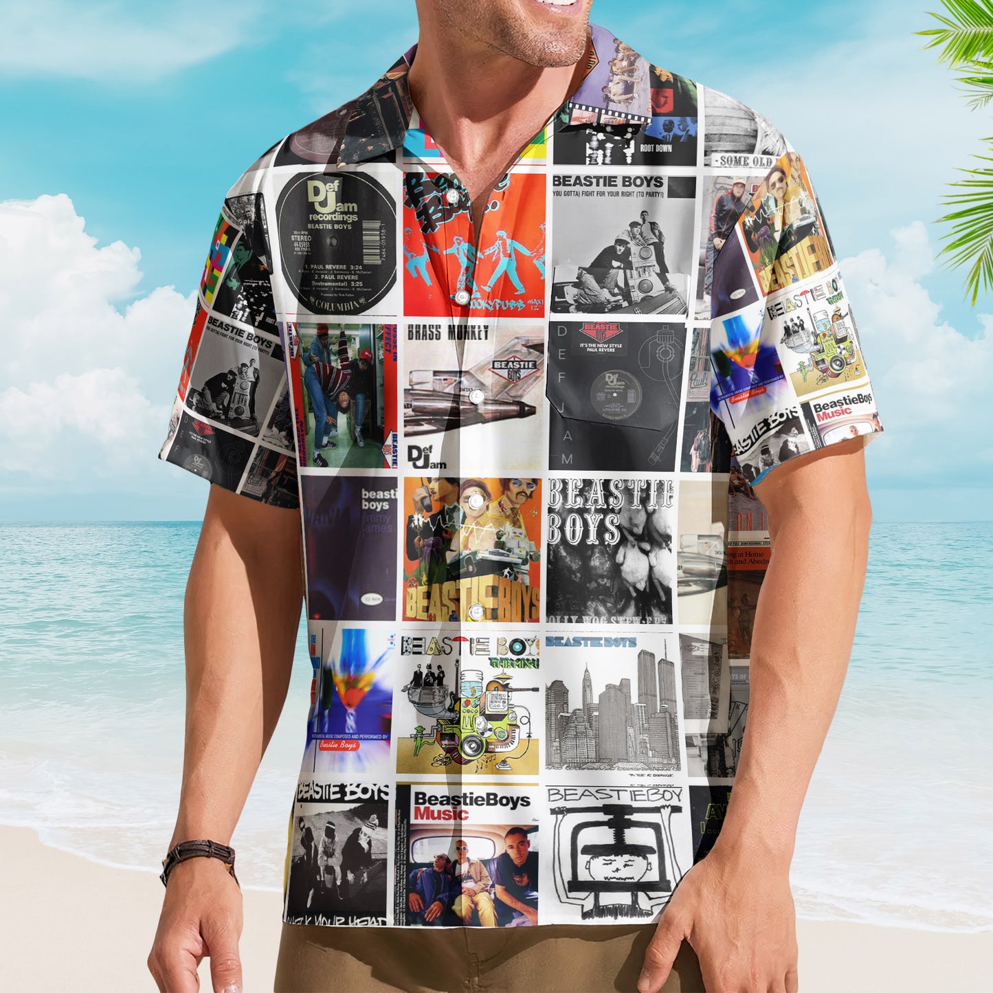 Beastie Boys Hawaiian Shirt – Iconic Album Collage Hip-Hop Style