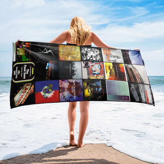 Dave Matthews Band Beach Towel – Album Cover Collage Rock Towel