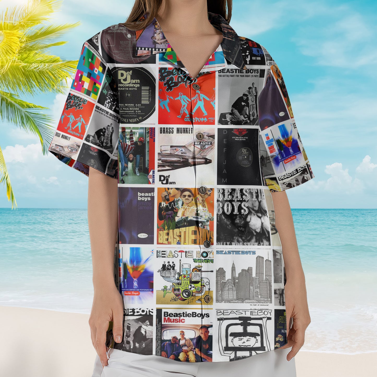 Beastie Boys Hawaiian Shirt – Iconic Album Collage Hip-Hop Style