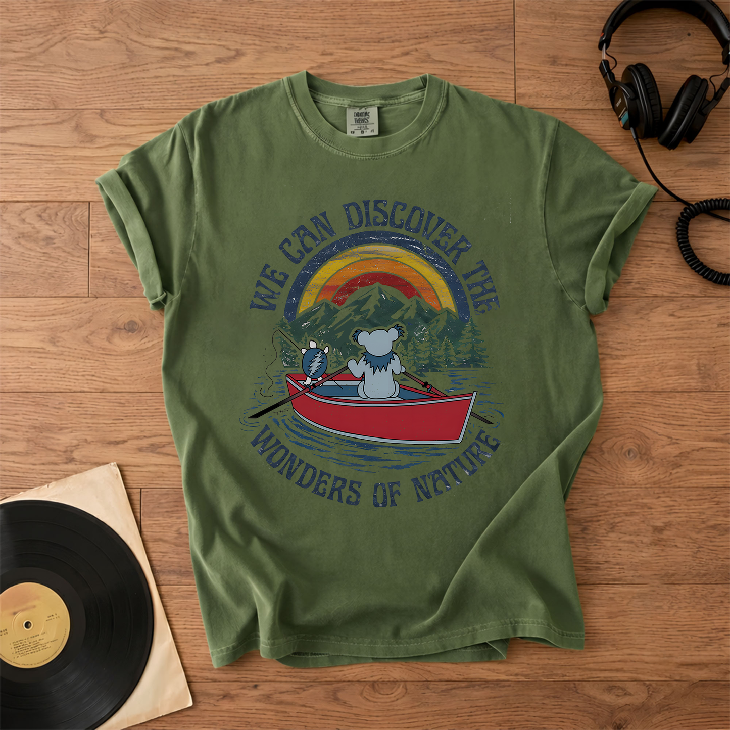 Grateful Dead Bear Discover The Wonders Of Nature T-Shirt – Retro Music Band Merch Tee