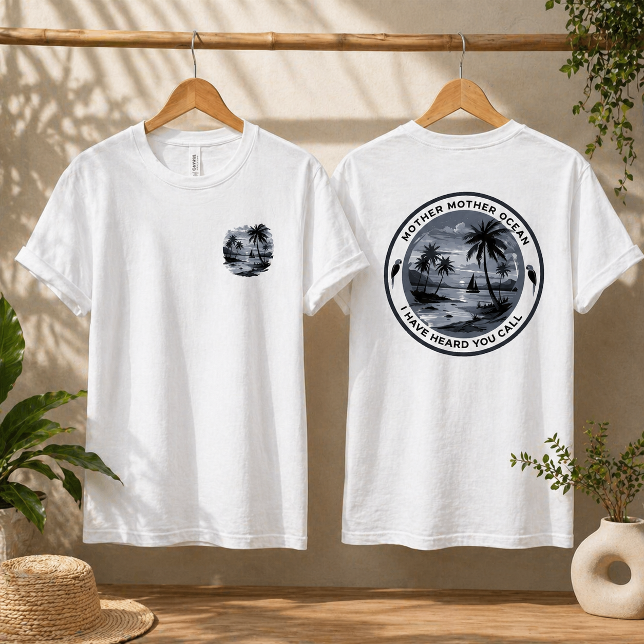 Mother Ocean Comfort Tee – Jimmy Buffet Inspired Graphic Shirt