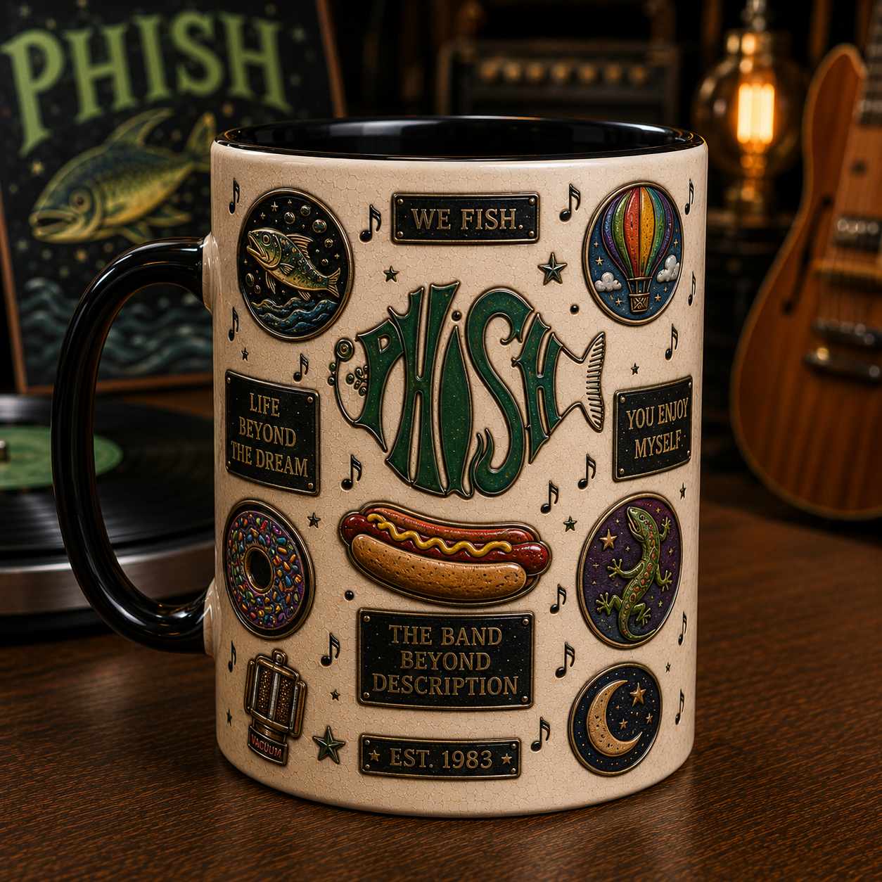 Phish Mug – You Enjoy Myself Vintage Jam Band Ceramic Coffee Cup Fan Gift